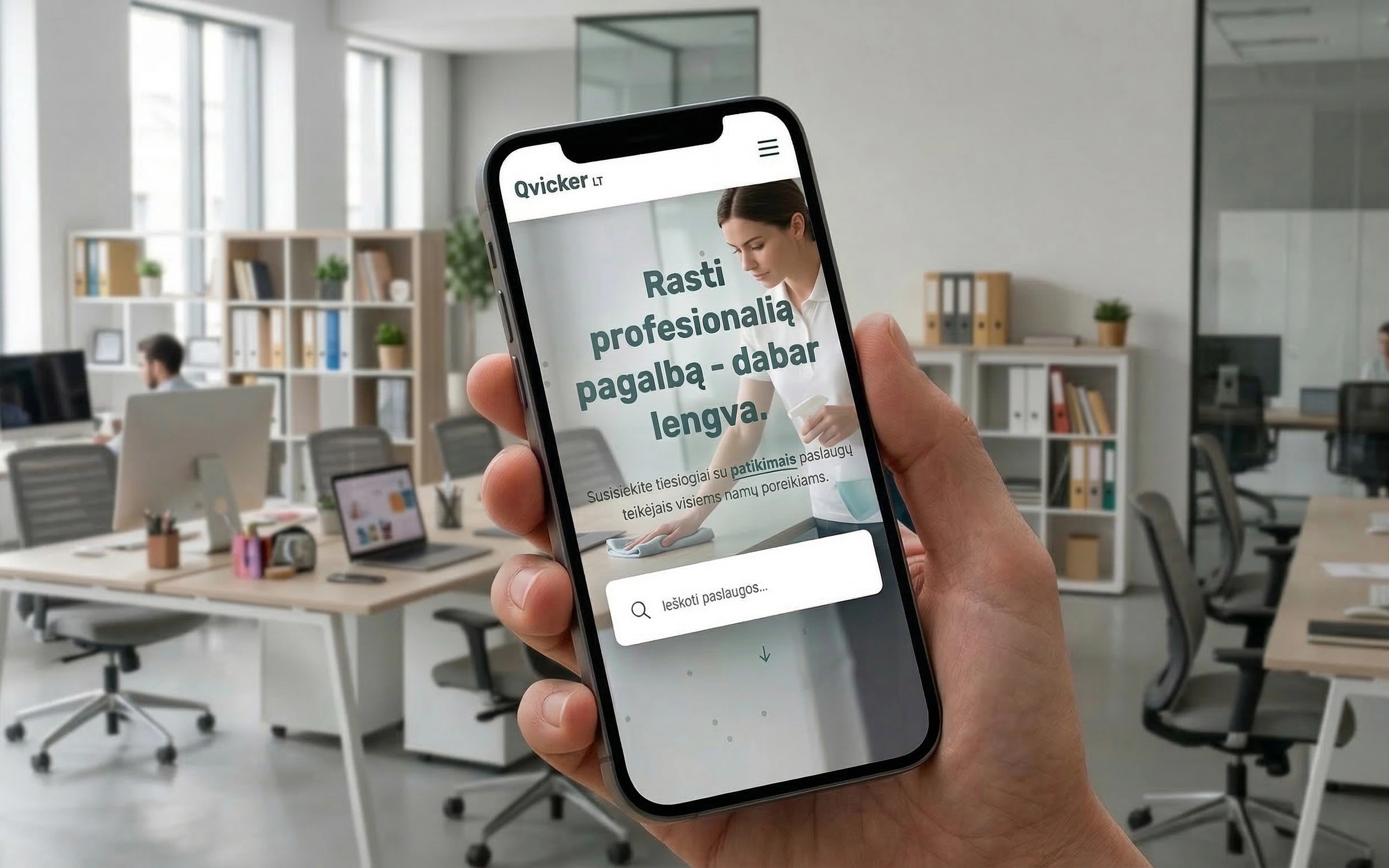 Biuro valymas įmonėms ir verlsui